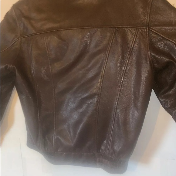 WILSON'S BROWN LEATHER JACKET Men’s thinsulate - Picture 4 of 4